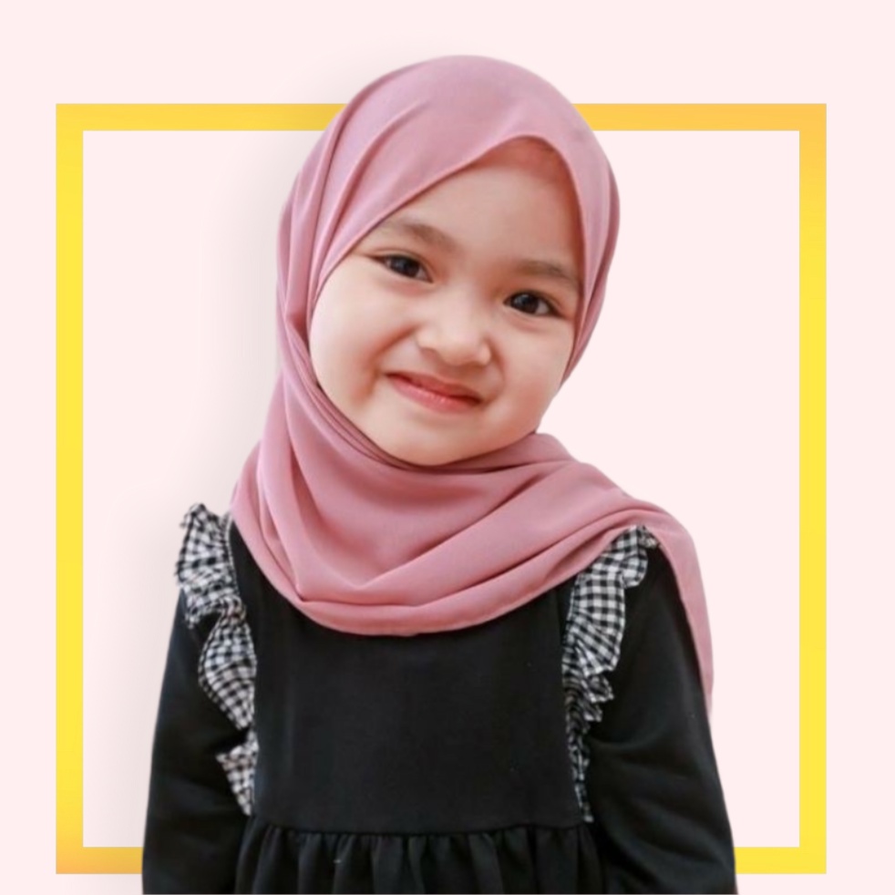 NEW Jilbab / Hijab PASHMINA TALI ANAK PTA - Kerudung pasmina tali anak