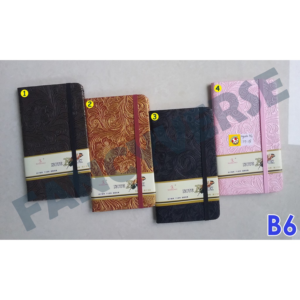 

Agenda B6 Texture Leather 119-48 / Agenda Diary Notes Buku Catatan