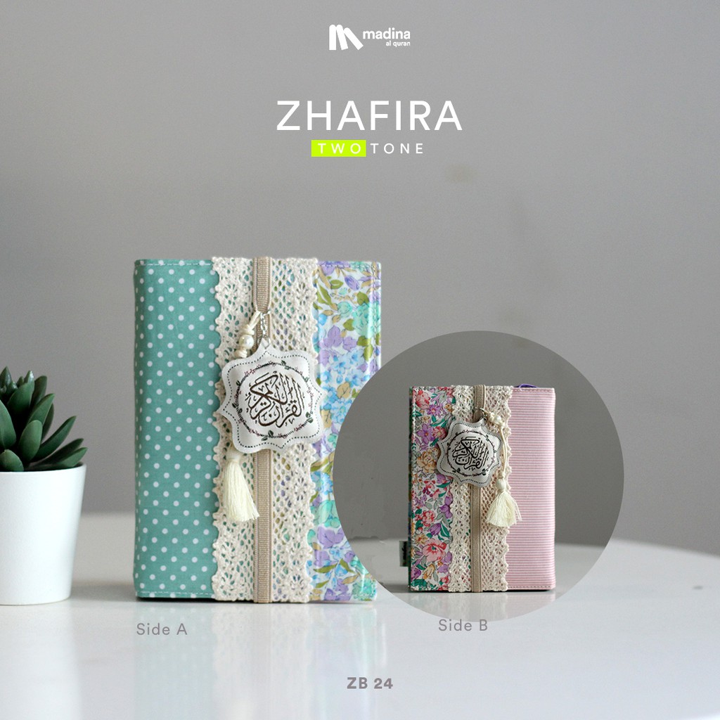 Al-Quran Madina Zhafira Two Tone (Cover Bolak Balik) | Tajwid &amp; Terjemah | Pelangi