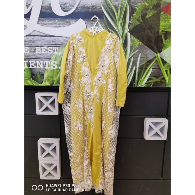 Dress Kaftan brukat tile