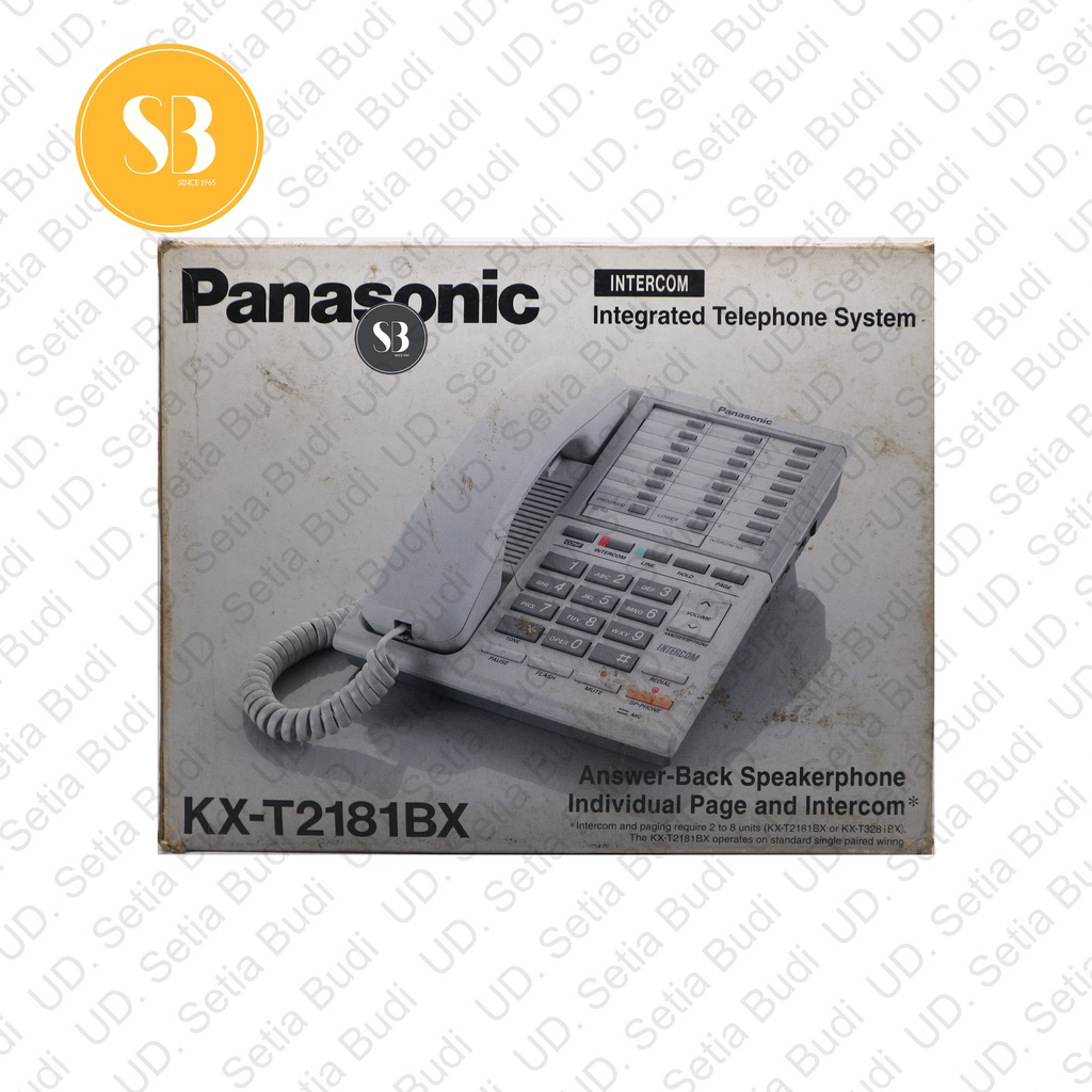 Telepon Interkom Panasonic KX-T2181-BX Intercom 2181