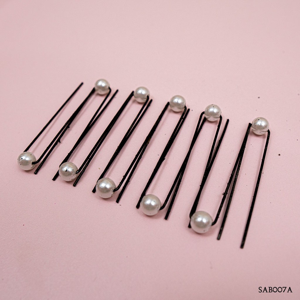 [PRODUK TERBATAS] BOBBY PIN MUTIARA JEPIT TUSUK WANITA AKSESORIS SANGGUL SAB007A