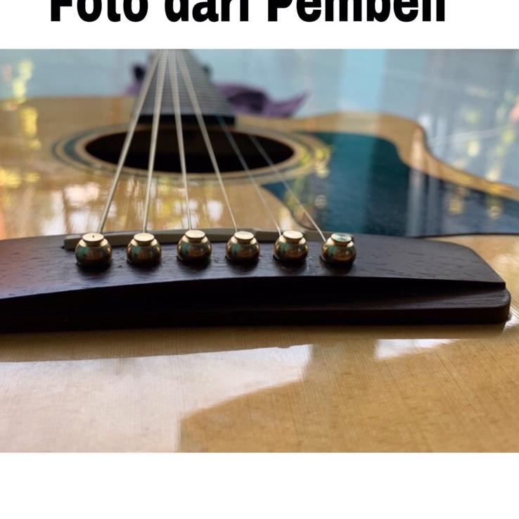 (PALING DICARI) 1 set Pin Logam Gitar Akustik | Bridge Pin