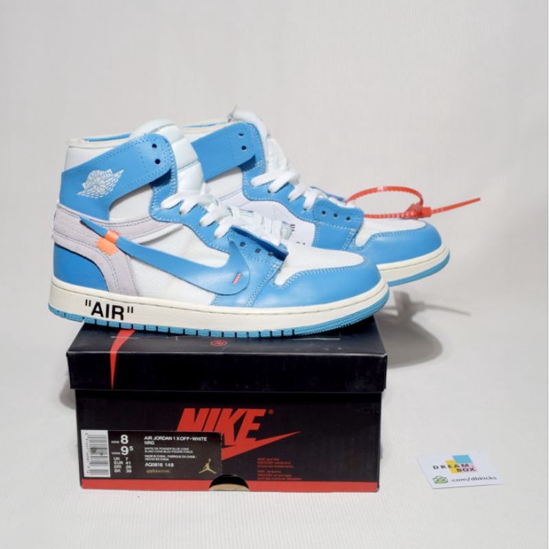 NIKE AIR JORDAN OFF WHITE UNC 100% ORIGINAL MATERIAL