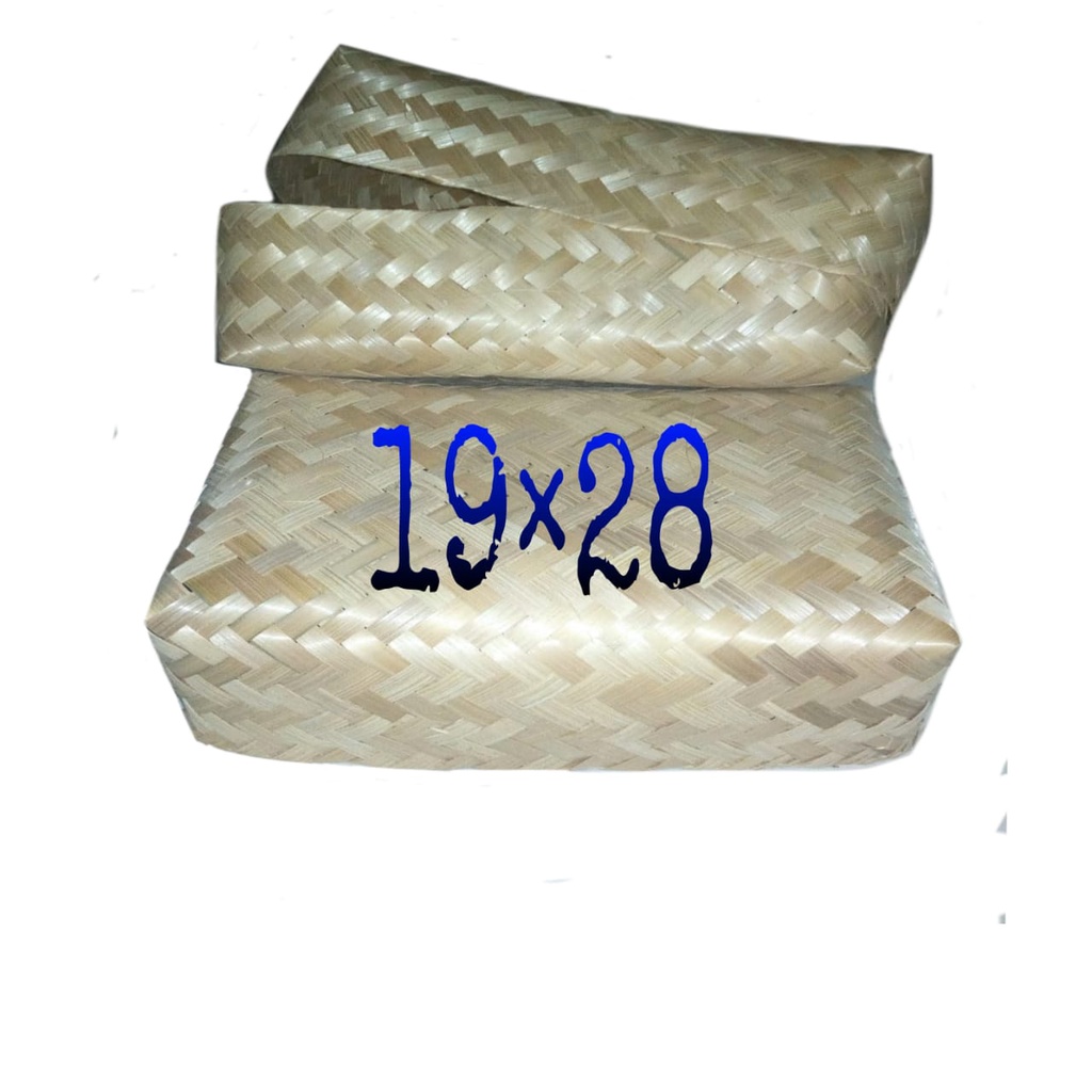 PITI BESEK BAMBU HAMPERS 19 x 28cm TEMPAT NASI KUE SNACK ANYAMAN BAMBU WADAH NASI BAMBU,WAKUL NASI B