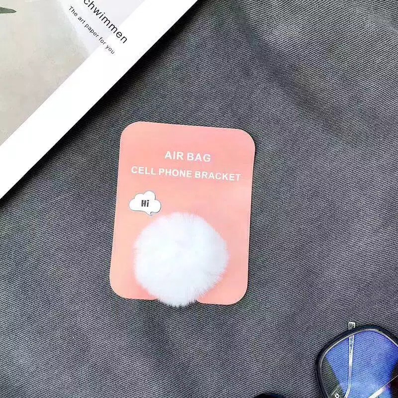 (GS) POPSOCKET POMPOM WARNA 3D AKSESORIS HP