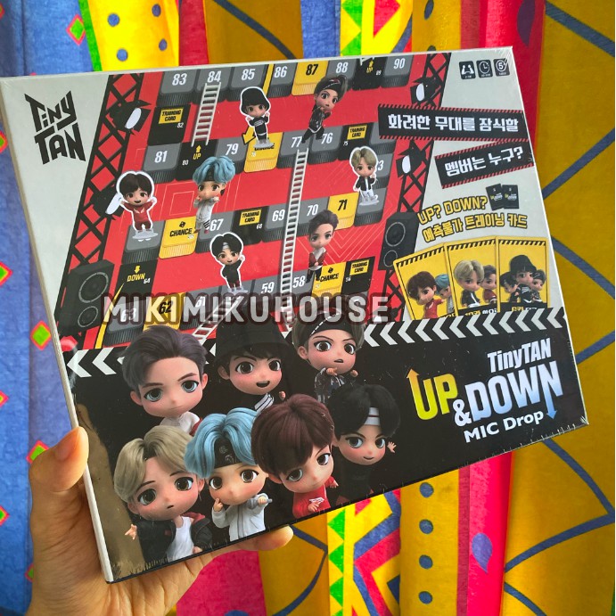 TINYTAN UP & DOWN BOARD GAME KOREA OFFICIAL MERCHANDISE JIGSAW PUZZLE FRAME BTS DIY CUBIC PAINTING