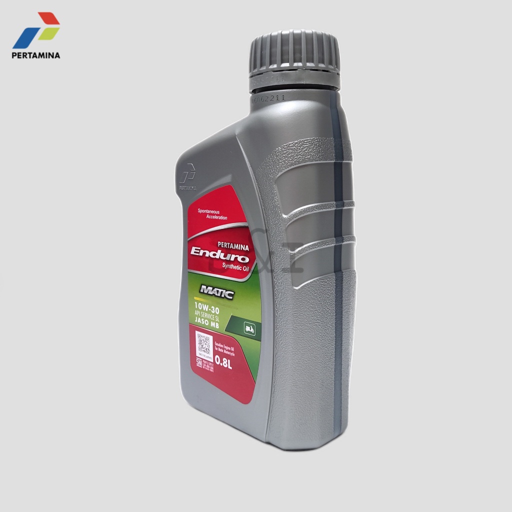 Oli Pertamina Enduro Matic 10W-30 API SL JASO MB 0,8 Liter