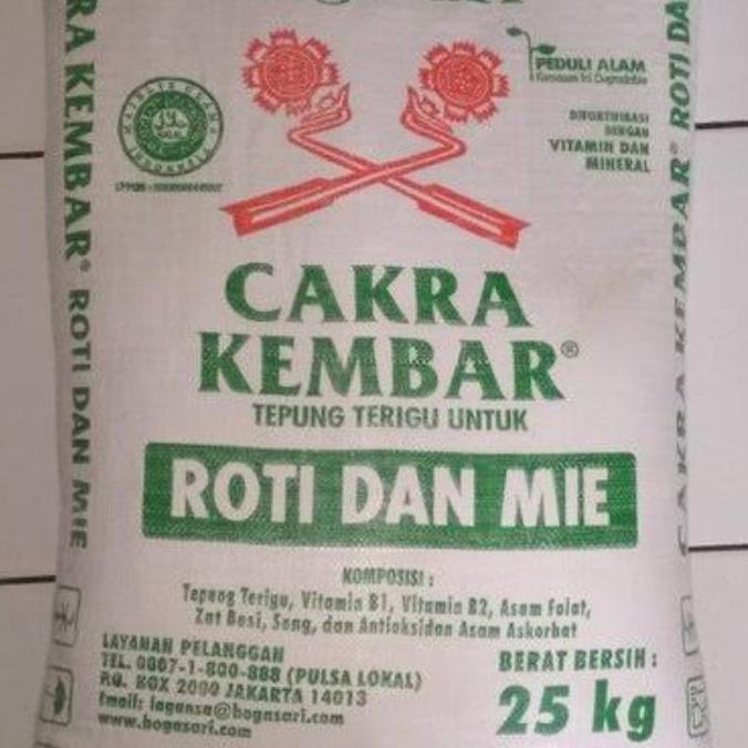 

[COD] Terigu Cakra 25 kg Gosend Grabsend only [COD]