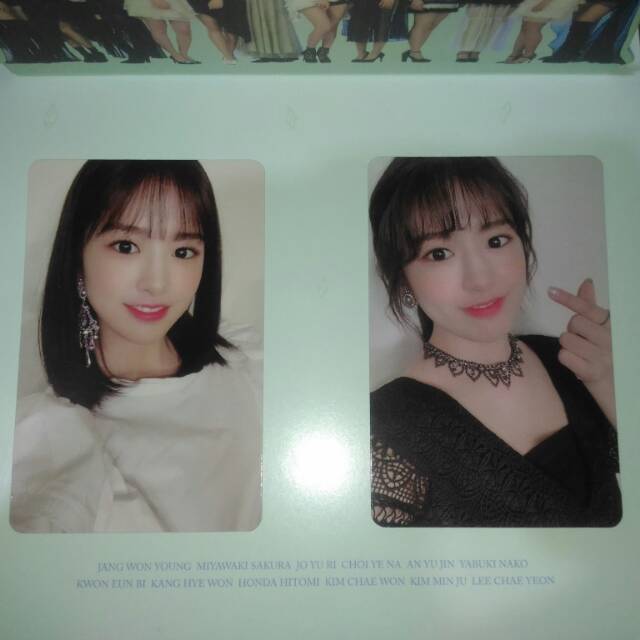 An Yu Jin Official Photocard HEART*IZ Sapphire Ver. - IZ*ONE (YUJIN)
