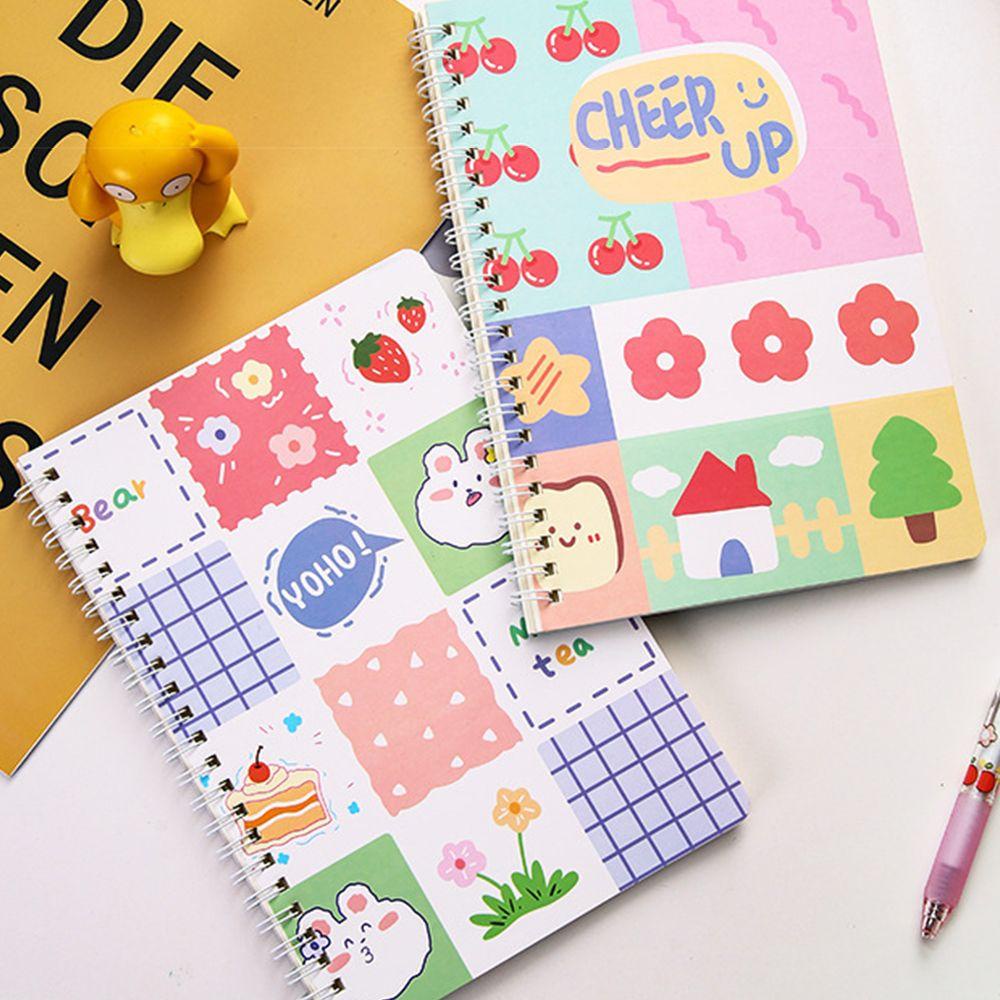 R-flower Buku Agenda / Diary A5 Motif Alpukat / Bunga Untuk Pelajar