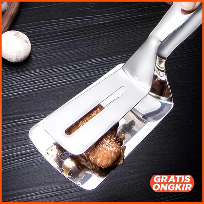 Spatula Tong Frying Fried Steak Fish Shovel Masak Goreng H2350