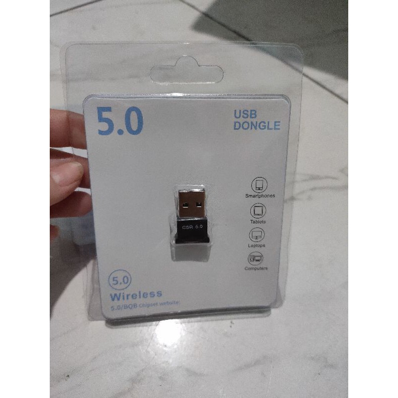 Bluetooth USB Dongle 5.0 - Usb Bluetooth Dongle Versi 5.0