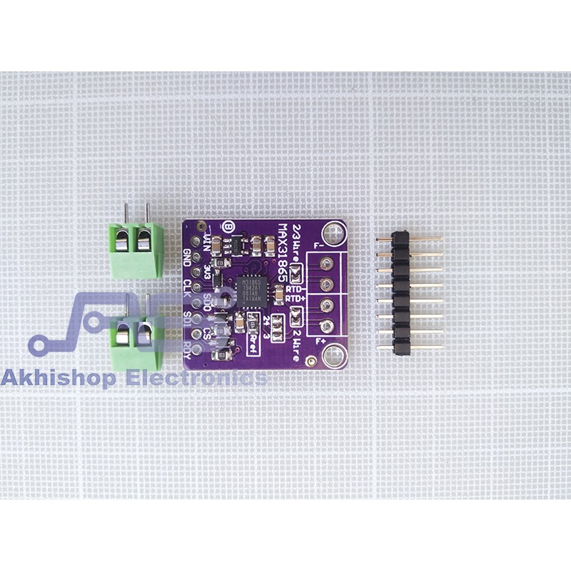 MAX31865 PT100 PT1000 Thermocouple Sensor Amplifier Module RTD to SPI
