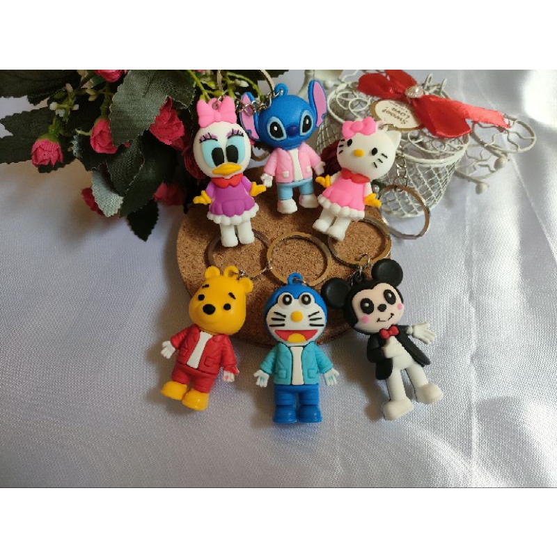 Gantungan kunci Kartun Disney Lucu Unik - Ganci aksesoris import motif kartun pesta