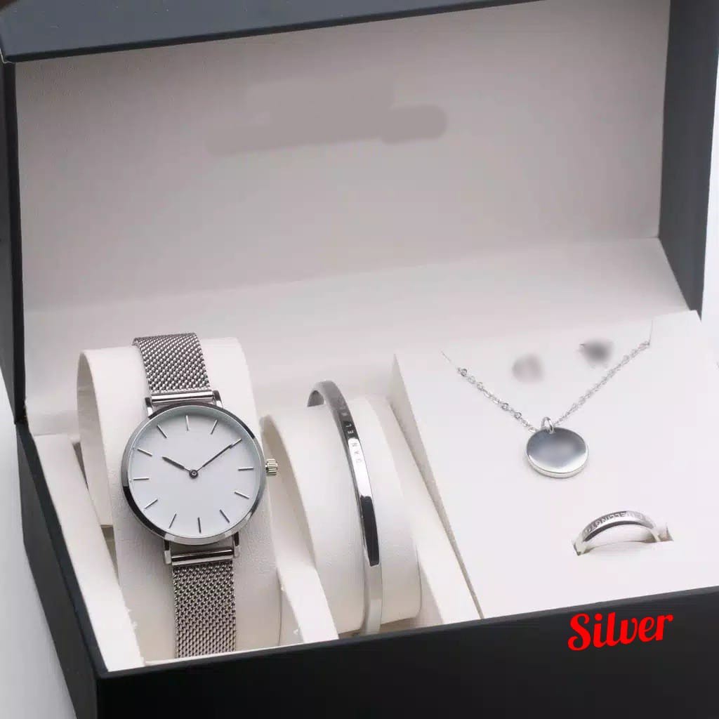(BISA COD!!) JAM TANGAN WANITA PREMIUM PETITE PASIR RANTAI STAINLESS PAKET DIAMETER 3 CM | JAM TANGAN FASHION WD