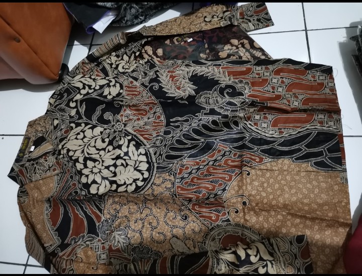 Kemeja Batik Pria Lengan Panjang Size M L Xl Xxl Bibinsiwel Batik Bbs007