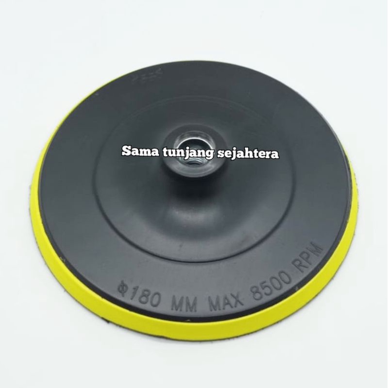 RUBBER PAD VELCRO 7" (M 14 x 2.0) / TATAKAN AMPLAS VELCRO 7 INCH