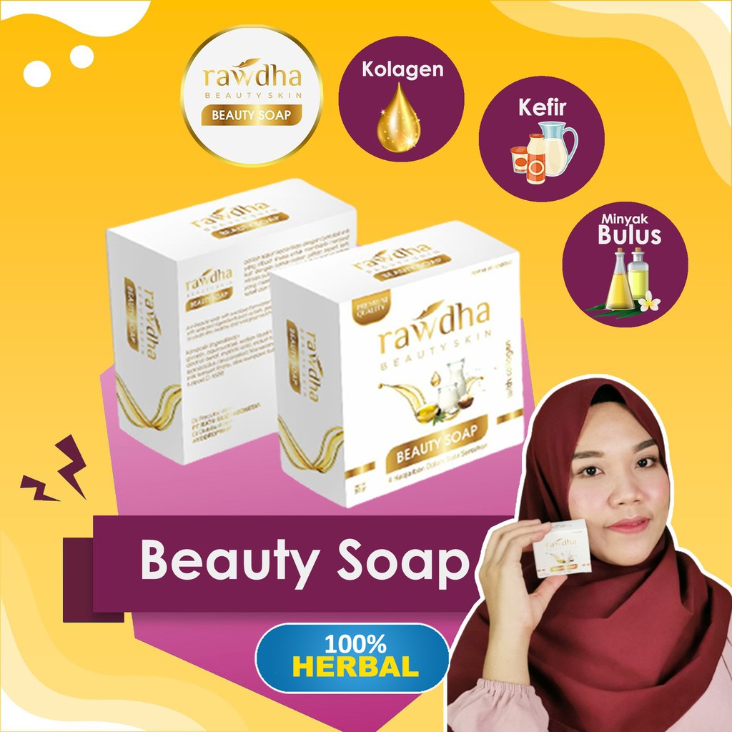}271~ Sabun Untuk Wajah Berkomedo Rawdha - Sabun Ampuh Menghilangkan Komedo