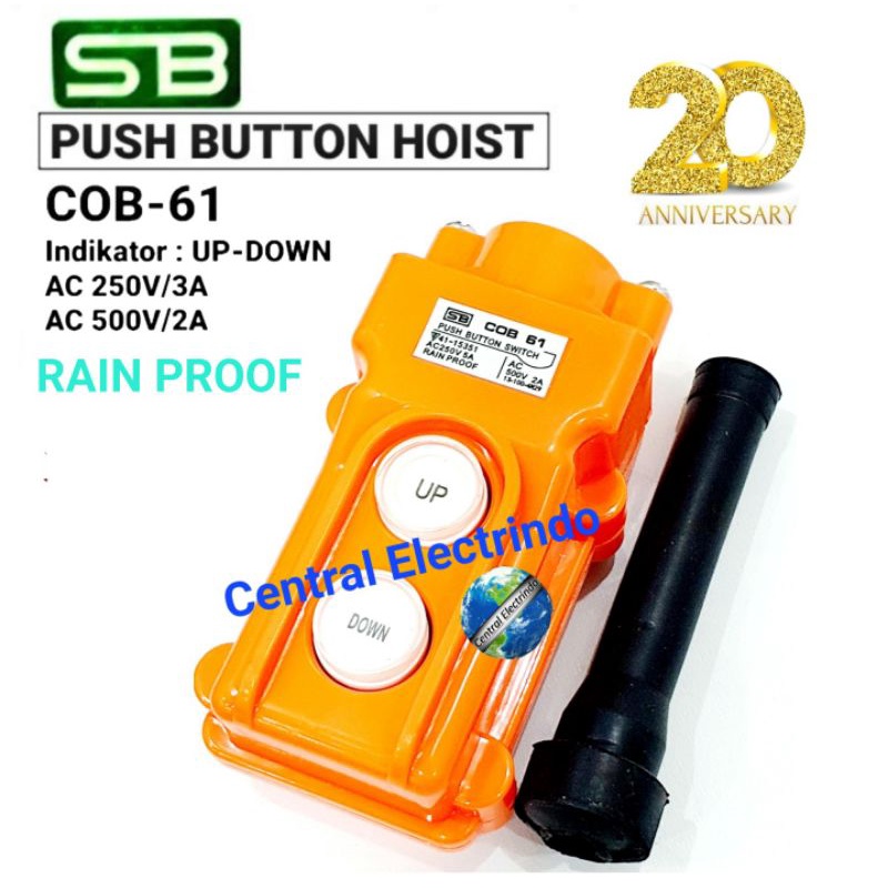 Push Button Hoist 2 Tombol COB-61 SB.