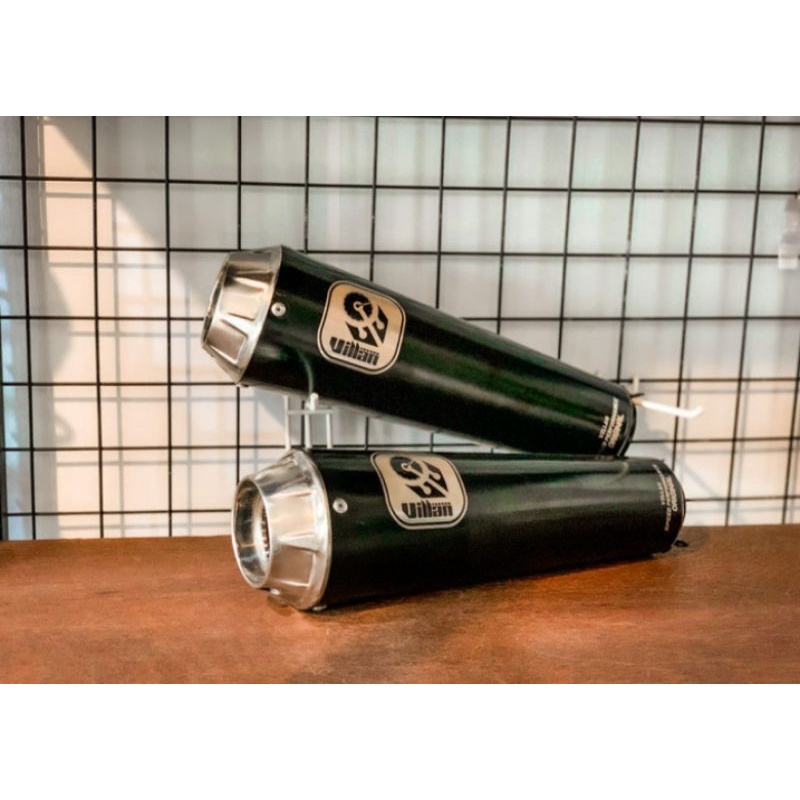 KNALPOT VILLAN PRO2 BLACK SLINCER ONLY