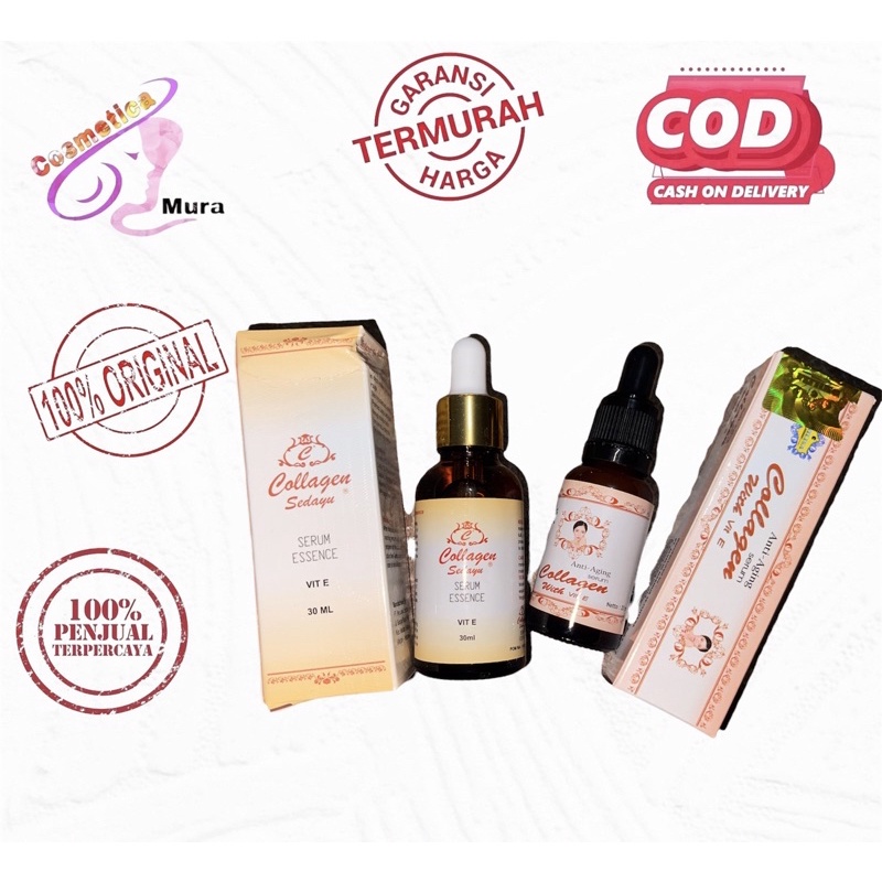 VERSI KACA - SERUM COLLAGEN ORIGINAL KACA - serum collagen dhilisa