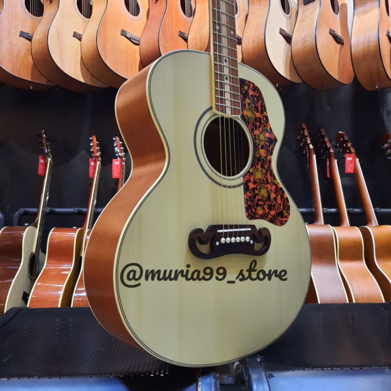 gitar akustik j200 natural