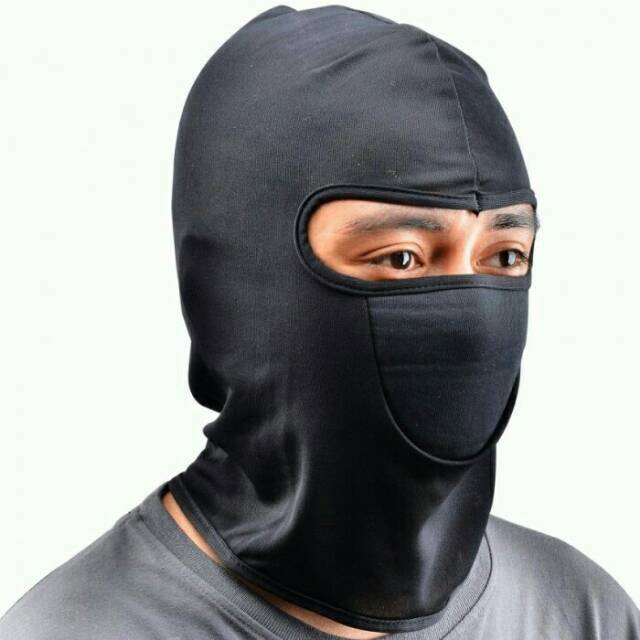 Masker ninja polisi buron topeng full wajah motor