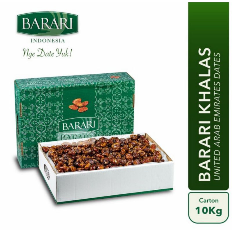 

kurma khalas premium barari kemasan 10kg 10 kg murah lampung