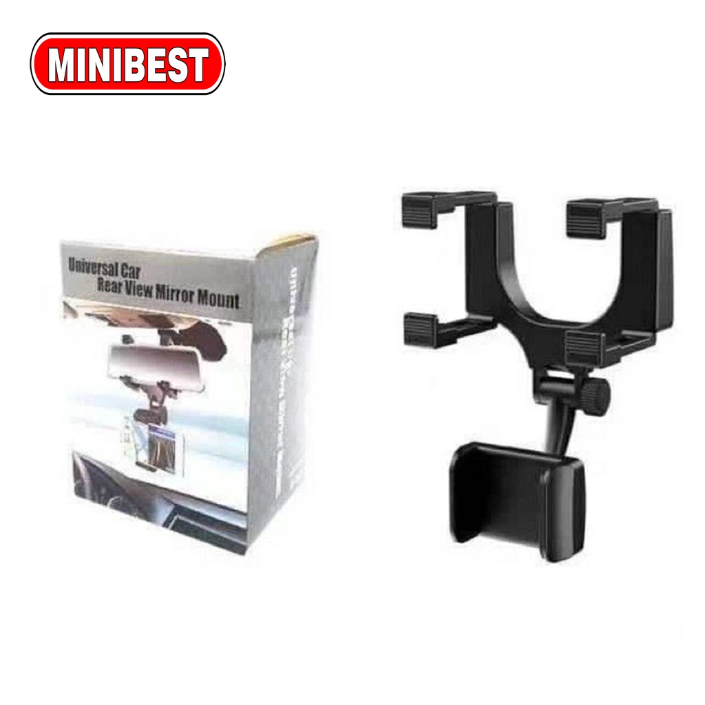 [ TERLARIS ] Holder Hp Spion Tengah Mobil Model Cengkram Car Holder Rear View Holder Hp