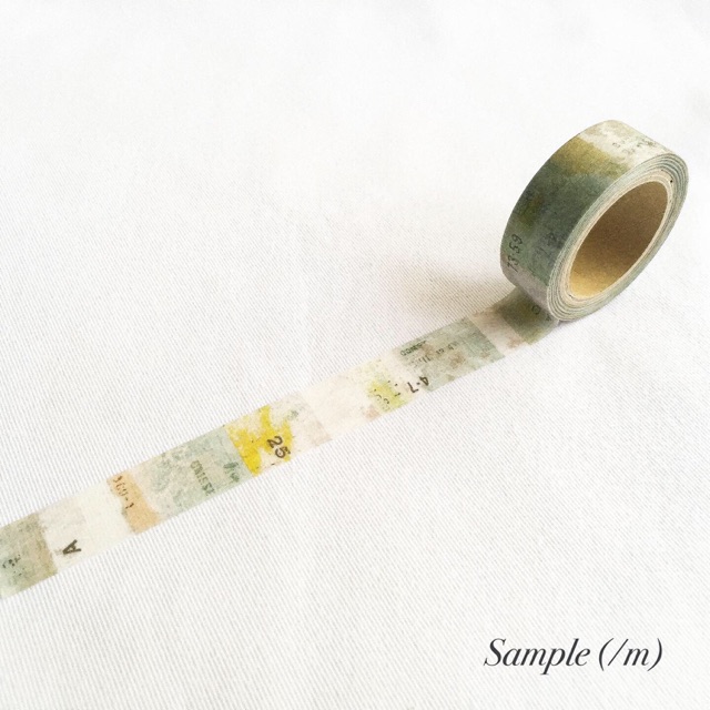 

[SAMPLE] Yohaku Limited H-001 Washi Tape Sample (per meter)