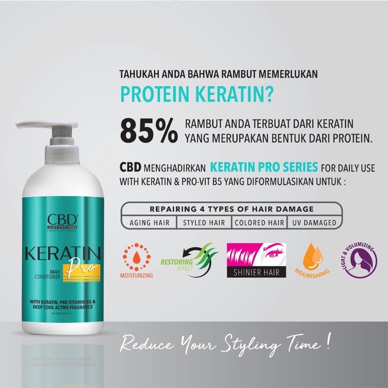 CBD Keratin Pro Shampoo / Conditioner