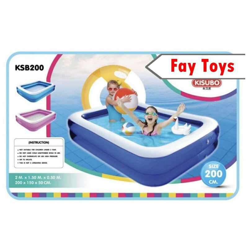 kolam renang anak 2 meter free pompa