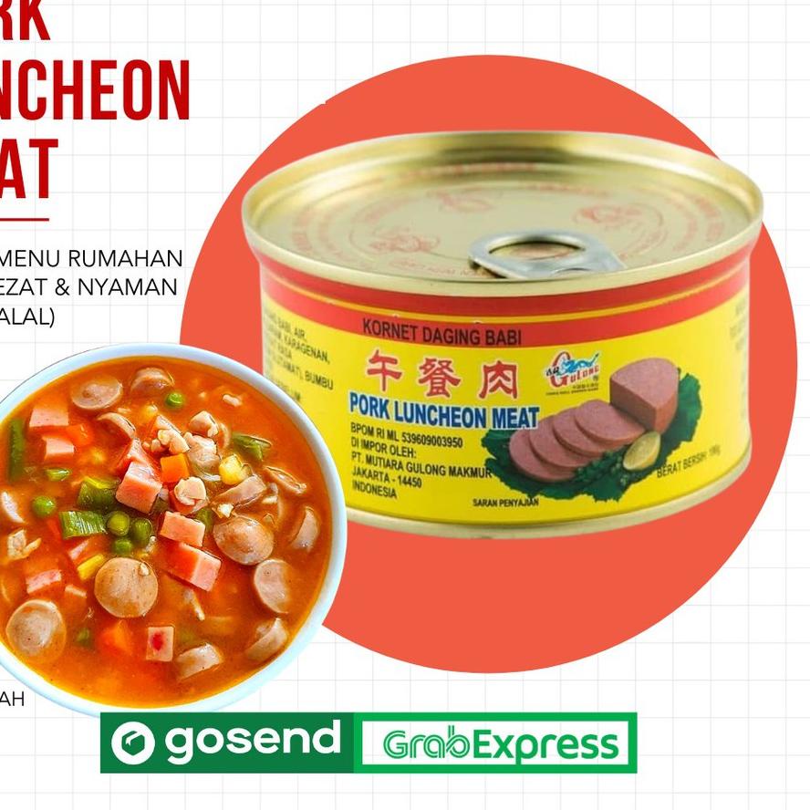 

10.10 FLASH SALE Maling Gulong Pork Luncheon Meat 397gram - SIAP GROSIR