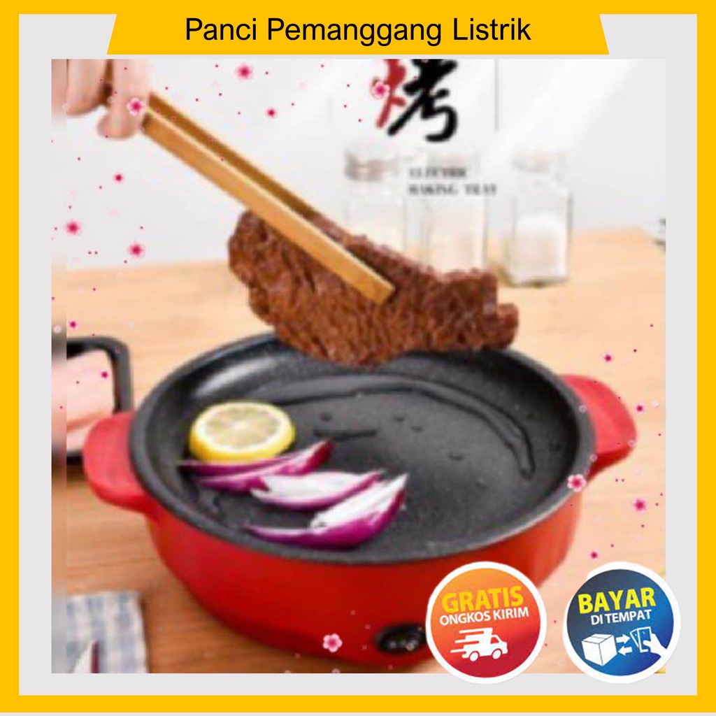 PANCI PANGGANG LISTRIK SERBAGUNA WARNA RANDOM/PANCI LISTRIK SEBAGUNA