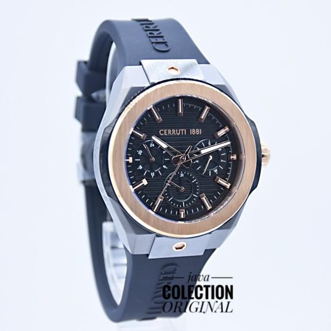 Jam Tangan Pria Cerruti Ciwgq2116908 Rubber Original Ultrashop09