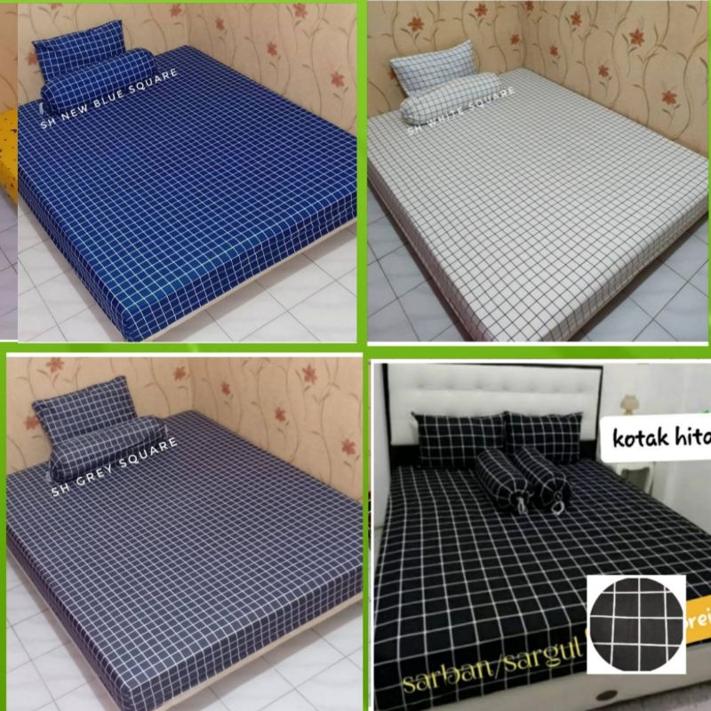 SARUNGKASUR SPREI RESLETING UKURAN 90,100,120,140,150,160,180,200 ( *200*15 )