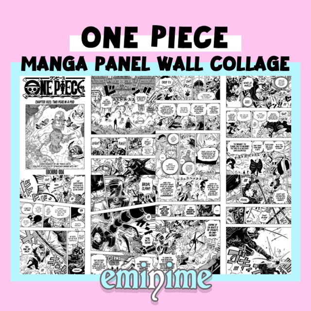 POSTER MANGA ONE PIECE - Anime Wall Decor Panel Komik Dekorasi Hiasan Dinding