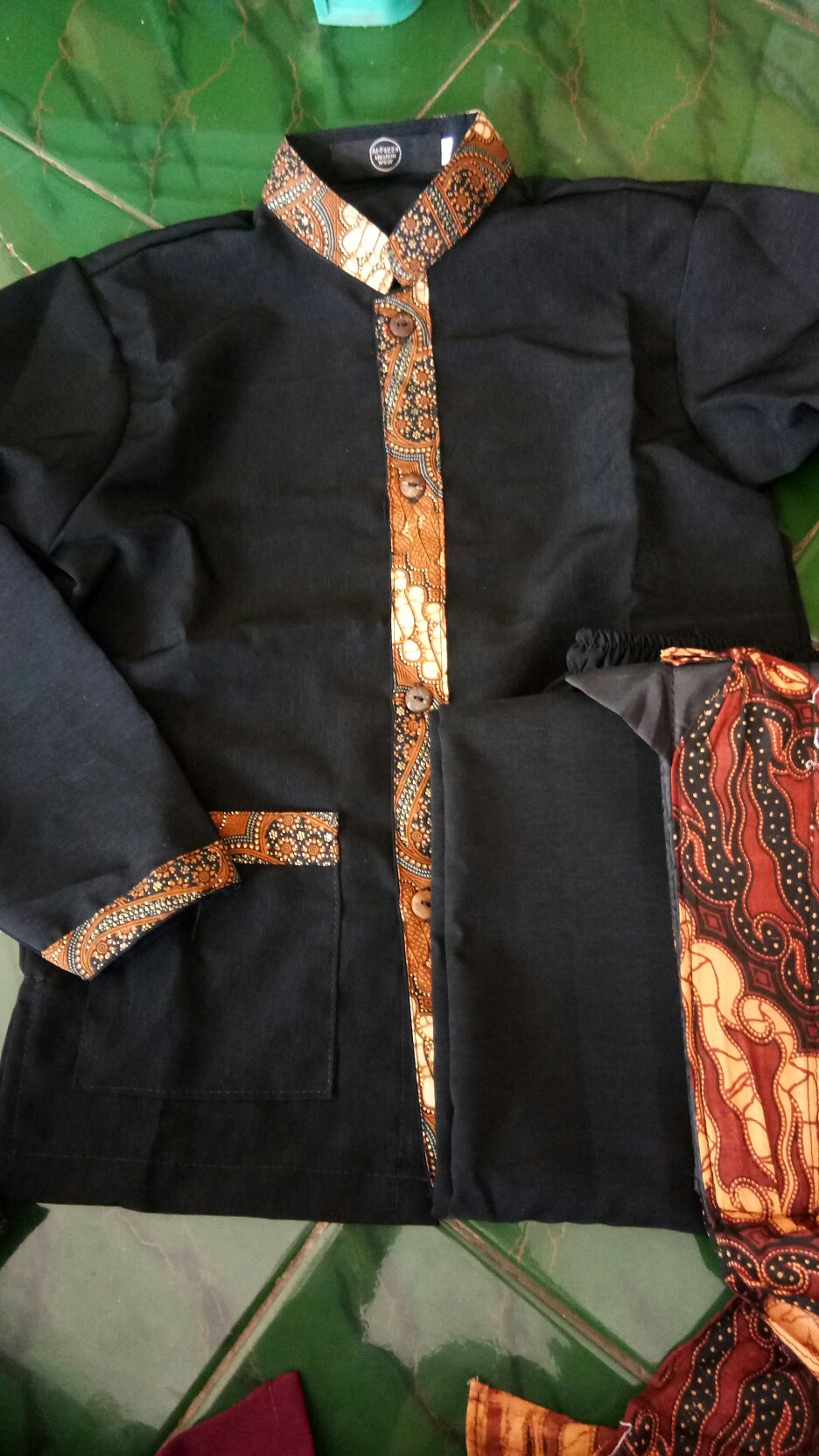 Setelan Baju Pangsi Anak Polos Dan Motif Batik Tk Dan Sd Plus Iket Kepala Untuk Anak 3-12 Tahun
