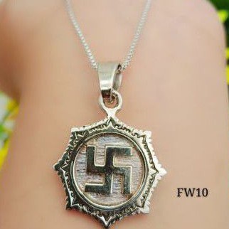titanium kalung  Swastika impor tercantik