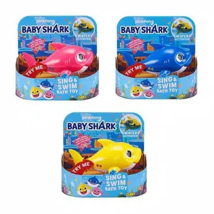 Mainan Mandi Zuru Robo Alive Pinkfong Baby Shark Sing&Swim Bath Toys - Termurah !