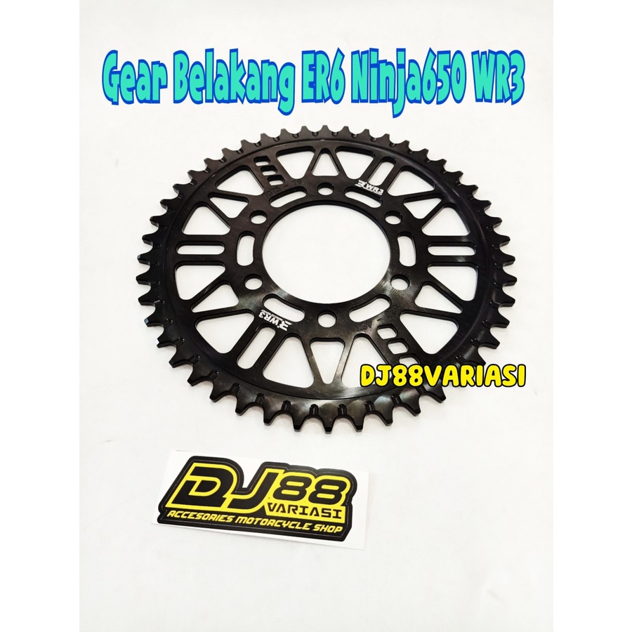 Gear belakang ER6n WR3 Ninja650 gir belakang uk 46 aksesoris er6n