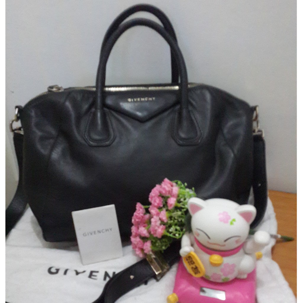 bag givenchy antigona wanita tas hitam mirror second preloved murahh