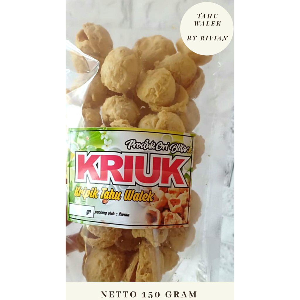 

Keripik Tahu Walek Kemasan 150gram