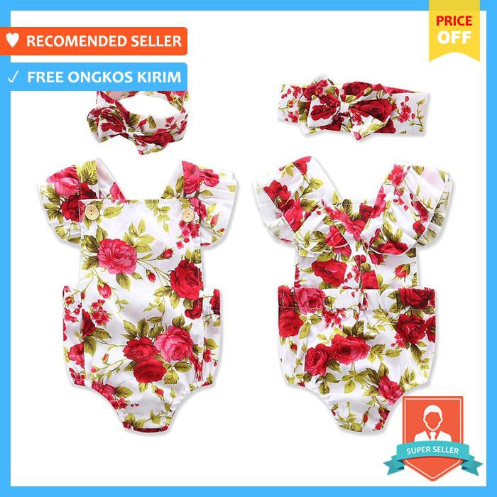 baju bayi perempuan import jumpsuit bayi perempuan jumper bayi romper - 0 - baju & sepatu bayi