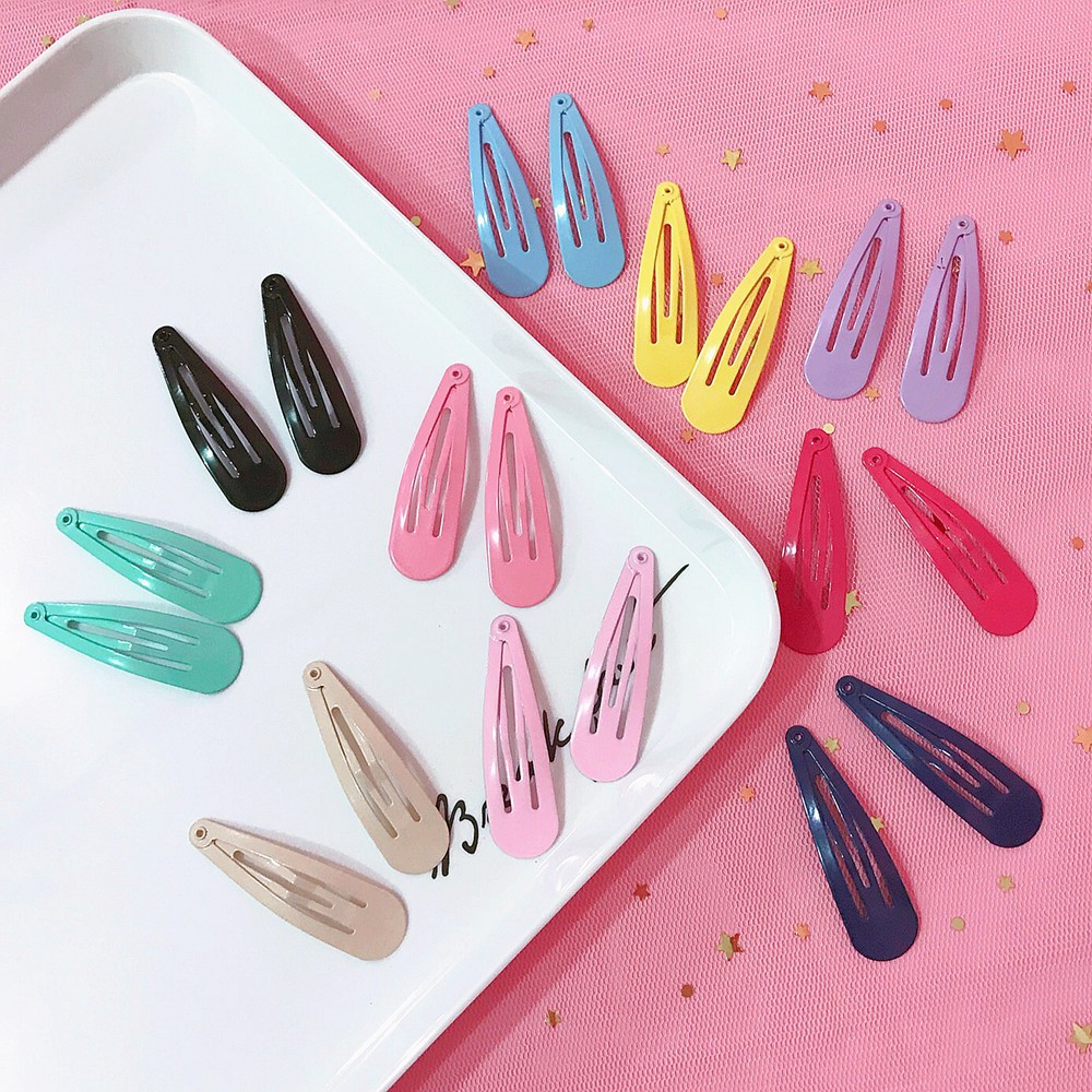 HPSS simple hairpin candy color besi hair pin jepit rambut jepitan klip