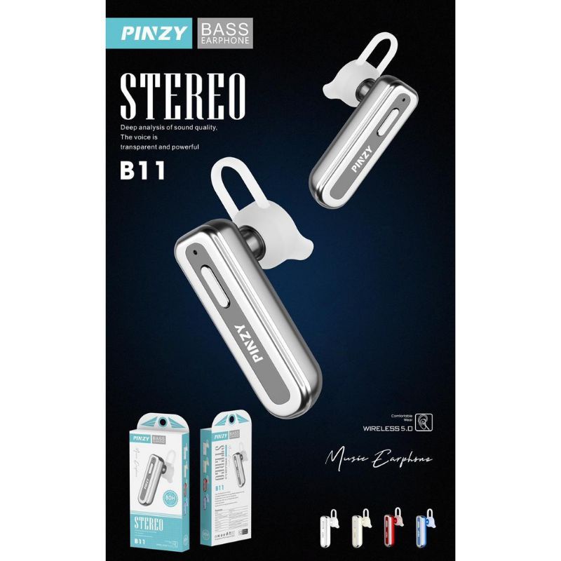 HEADSET ATAU HEANDFREY BLUTOOTH PINZY