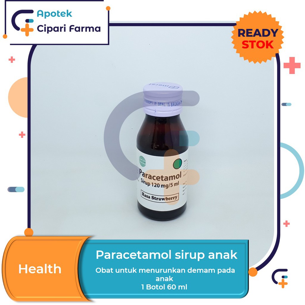 Jual Paracetamol Sirup Obat Pereda Demam Sakit Kepala Untuk Anak Isi 60ml Indonesia Shopee Indonesia