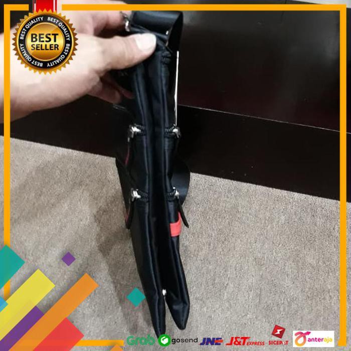 NEW.. TAS SLEMPANG PRADA KECIL TIPIS NYLON PARASUT ..TERBARU