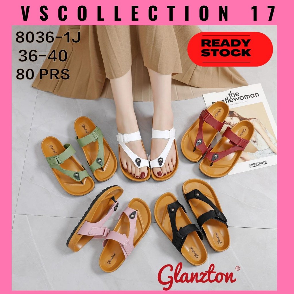 New Glanzton 8036-1J Sandal Jepit Jelly / Sandal Jelly Wanita/ Sandal Wanita